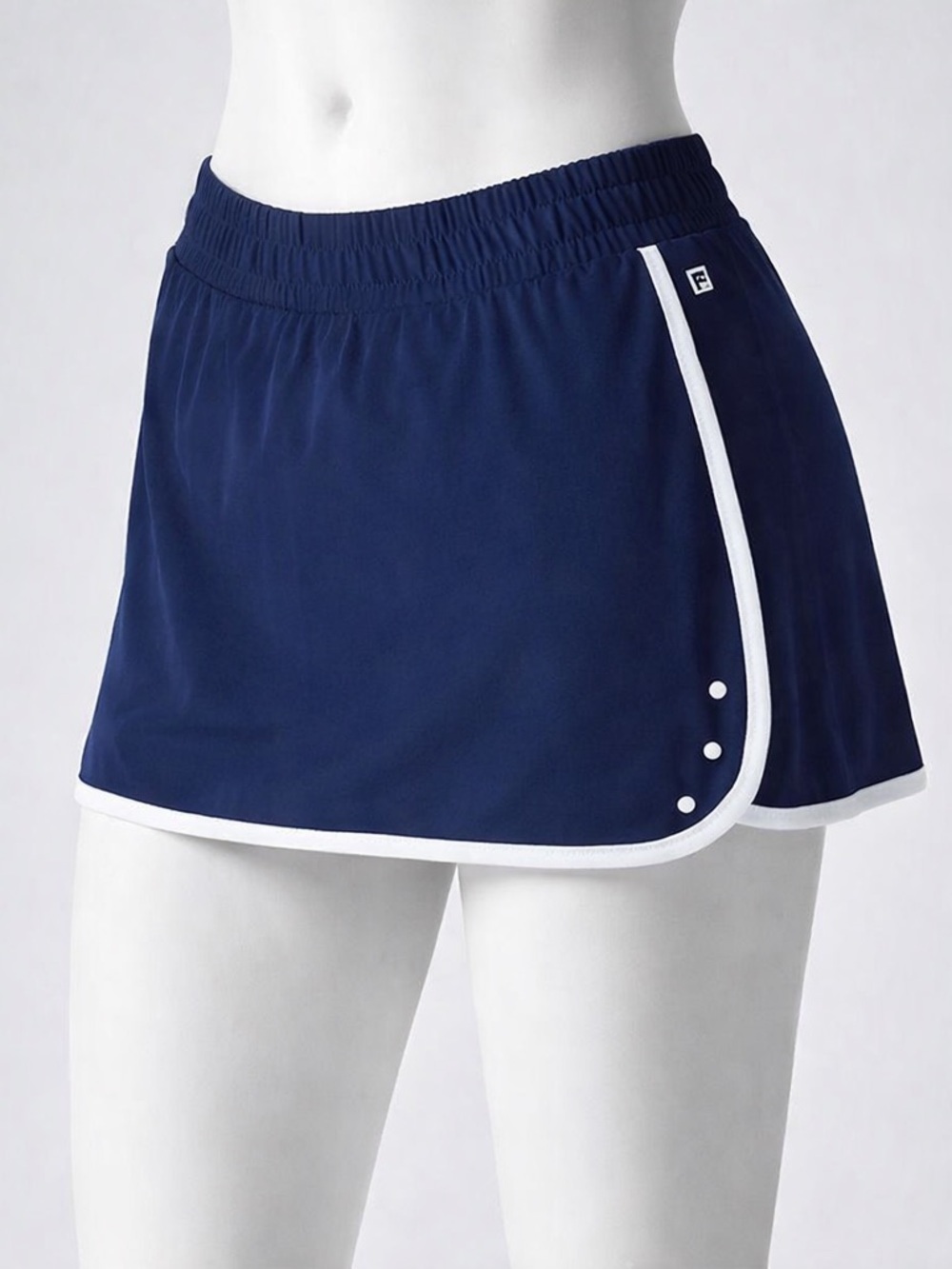Fabletics Athletic Skort Skirt Shorts Size M Blue Pickleball Tennis Running